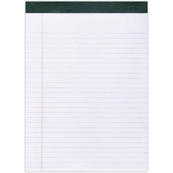 Roaring Spring Recycled Legal Pad, Rld, 8-1/2"x11-3/4", 40 Pads, White 12PK ROA74713 - main